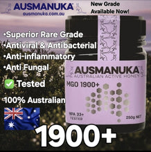 Load image into Gallery viewer, Mgo1900+ AUSMANUKA™ 250g. Very Rare grade. Tested And Certified