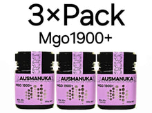 Load image into Gallery viewer, AUSMANUKA™ Mgo1900+ 250g 3× Pack. Very Rare Grade. Tested and Certified.